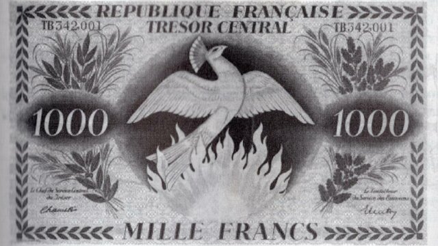 1000 francs Phénix type 1943