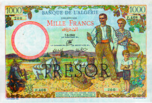 1000 francs Algérie type 1943