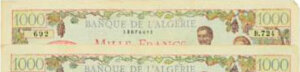 1000 francs Algérie type 1943