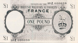 1 Pound British Military Authority type 1944