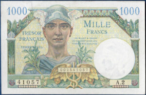 1000 francs Trésor Français type 1947