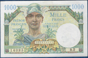 1000 francs Trésor Français type 1947