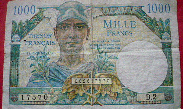 1000 francs Trésor Français type 1947