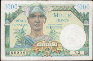 1000 francs Trésor Français type 1947