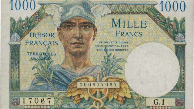 1000 francs Trésor Français type 1947