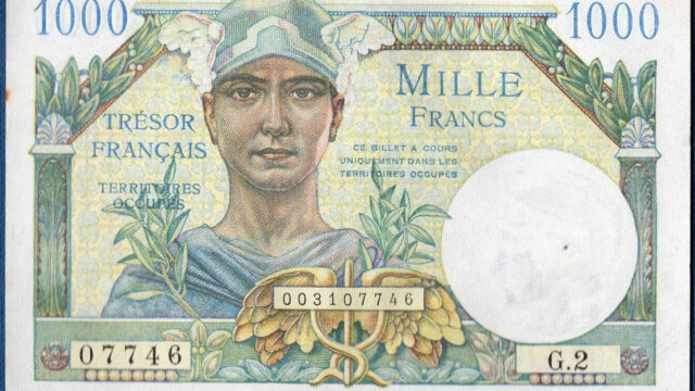 1000 francs Trésor Français type 1947