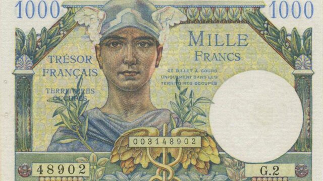 1000 francs Trésor Français type 1947