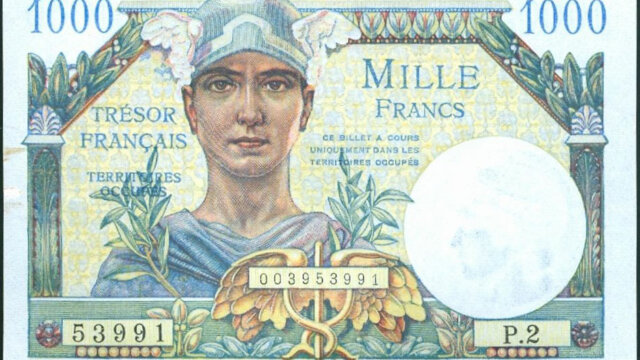 1000 francs Trésor Français type 1947