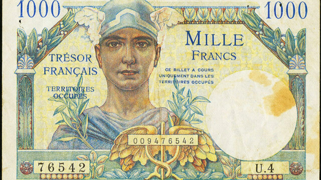 1000 francs Trésor Français type 1947