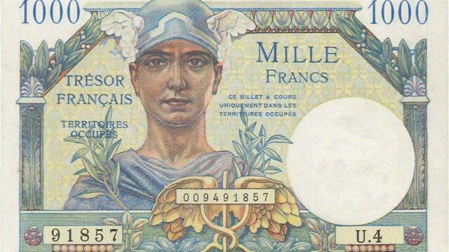 1000 francs Trésor Français type 1947