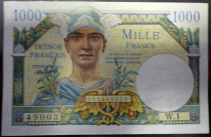 1000 francs Trésor Français type 1947