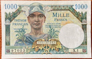 1000 francs Trésor Français type 1947