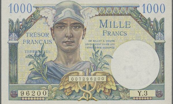 1000 francs Trésor Français type 1947