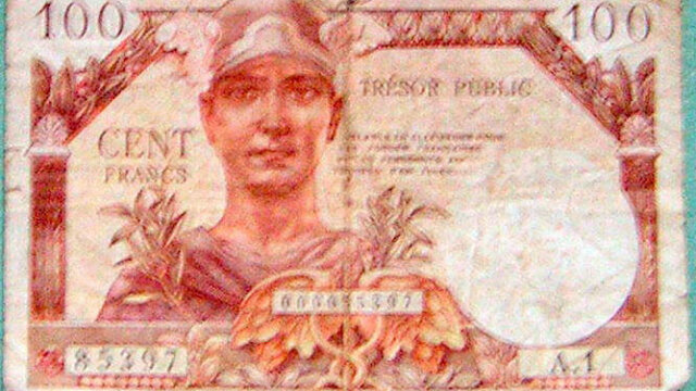 100 francs Trésor Public type 1955