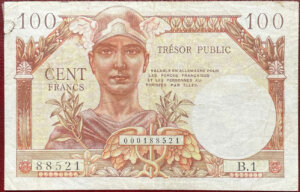 100 francs Trésor Public type 1955