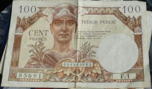 100 francs Trésor Public type 1955