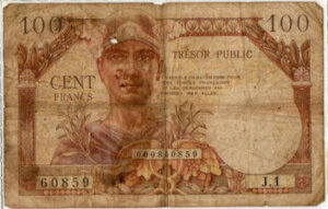 100 francs Trésor Public type 1955