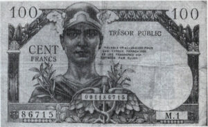 100 francs Trésor Public type 1955