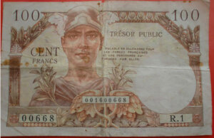 100 francs Trésor Public type 1955