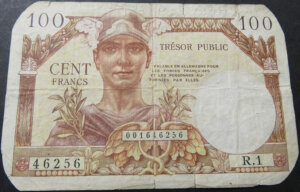 100 francs Trésor Public type 1955