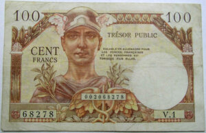 100 francs Trésor Public type 1955