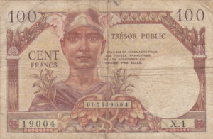 100 francs Trésor Public type 1955