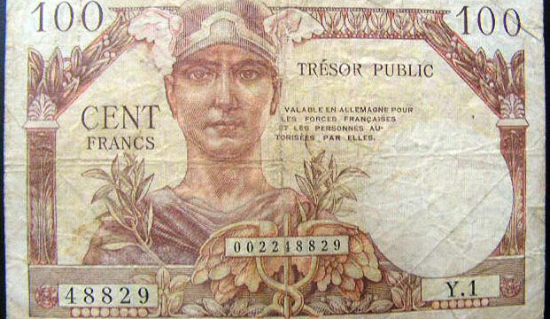 100 francs Trésor Public type 1955