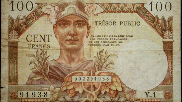 100 francs Trésor Public type 1955