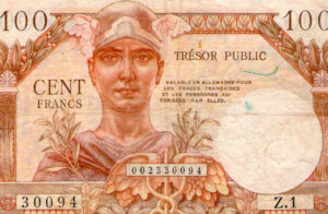 100 francs Trésor Public type 1955