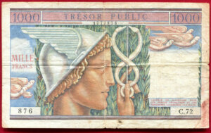 1000 francs Trésor Public type 1955