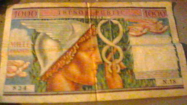 1000 francs Trésor Public type 1955