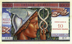 10NF sur 1000 francs Trésor Public type 1960