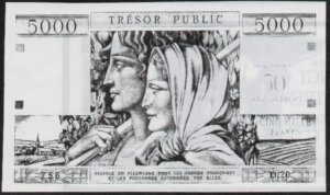 50NF sur 5000 francs Trésor Public type 1960