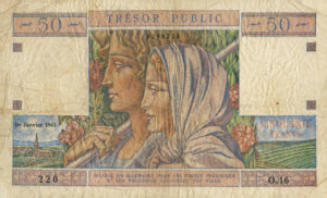 50 francs Trésor Public type 1963