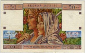 50 francs Trésor Public type 1963