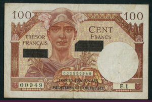 100 francs Suez type 1956