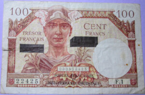 100 francs Suez type 1956