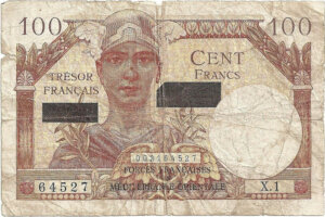 100 francs Suez type 1956