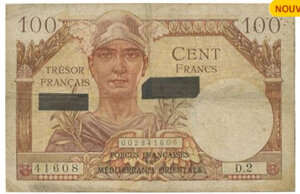 100 francs Suez type 1956