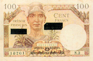 100 francs Suez type 1956