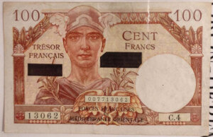 100 francs Suez type 1956