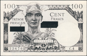 100 francs Suez type 1956