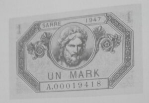 1 Mark Sarre type 1947