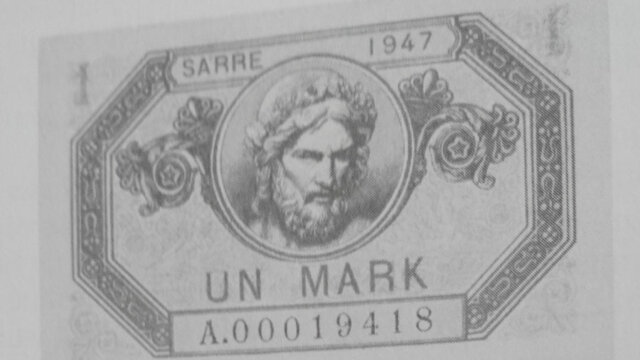 1 Mark Sarre type 1947