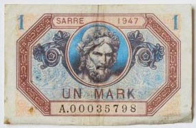 1 Mark Sarre type 1947