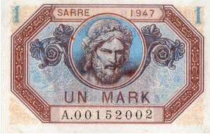 1 Mark Sarre type 1947