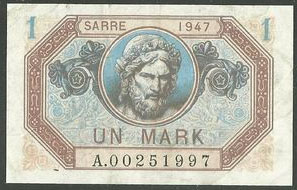 1 Mark Sarre type 1947