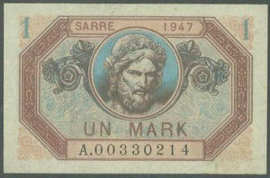 1 Mark Sarre type 1947