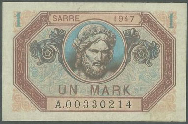 1 Mark Sarre type 1947