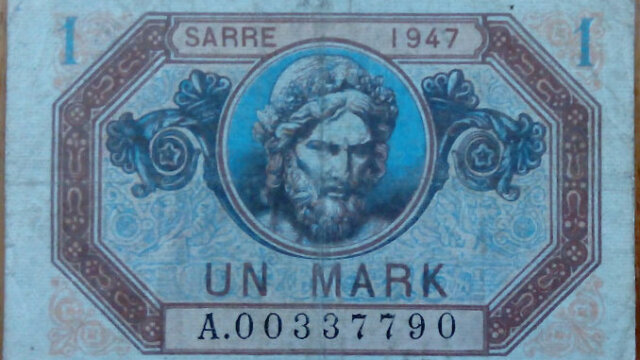 1 Mark Sarre type 1947